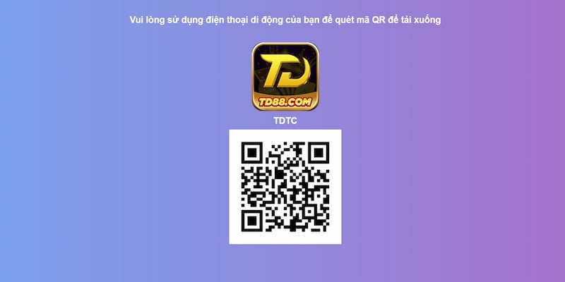 Quét QR code bằng điện thoại của anh em để download ứng dụng